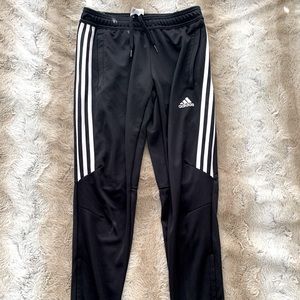 black adidas joggers